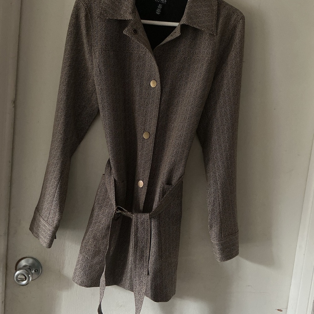 Jones New York Herringbone Pattern Jacket